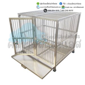 กรงสแตนเลส กรงสุนัข กรงหมา กรงสัตว์ เลี้ยงสัตว์ กรงขังสัตว์ สแตนเลส304 สั่งทำได้