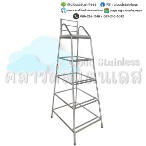 เก้าอี้กรรมการตัดสินกีฬาสแตนเลส เก้าอี้สูง เก้าอี้มีพนักพิง เก้าอี้สั่งทำตามแบบที่ต้องการ